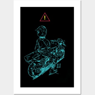 Caution Posters and Art